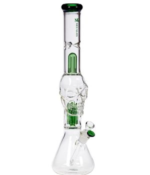 19 inch Skull Head 6-Arm Tree Perc Bong
