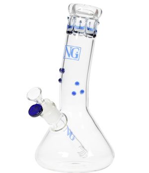11 inch Color Mouthpiece Bent Neck Beaker