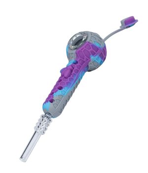 Glow Bug Silicone Hand Pipe with Mouthpiece