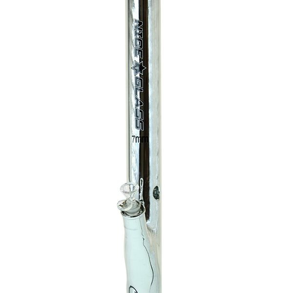 18 inch 7mm Shiny Metallic Straight