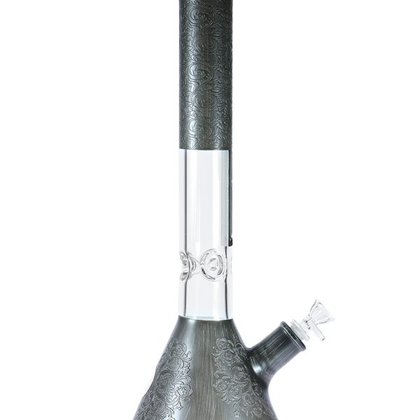 18 inch 7mm Sandblasted Metallic Beaker