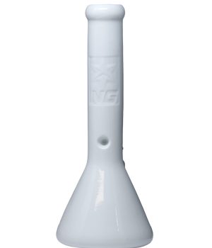 13 inch Light-Up White Ceramic Bong