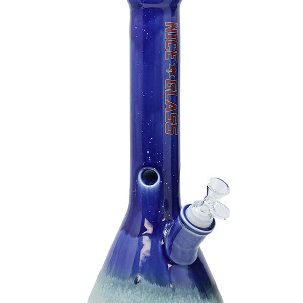 13 inch Blue Ceramic Bong
