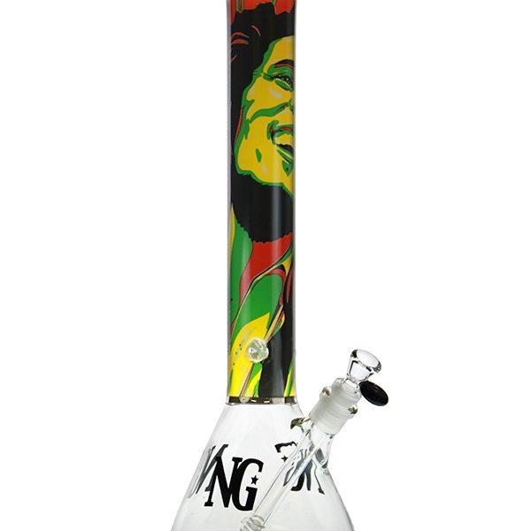 18 inch 7mm Bob Marley Beaker